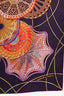 Hermès Purple/Multicolour Silk 'Les Domes Celestes' Scarf 90