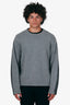 Gucci Two Tone Grey Wool Sweater Size M Mens
