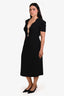 Filiarmi Black 'Fabiola' Midi Dress Size 10