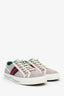 Gucci Beige/Purple GG Supreme Tennis 1977 Sneakers Size 37