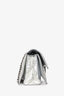 Balenciaga Silver Leather Crushed Quilted Small Crush Chain Bag