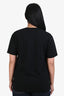 Play Comme des Garçons Black Cotton Short Sleeve T-Shirt Size XL