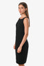 Pre-loved Chanel™ Black Wool Silk Sleeveless Dress Size 38