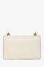 Christian Dior 2017 White Leather J'Adior Chain Flap Bag
