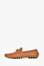 Hermès Brown Leather Slip On 'Irving' Loafers Size 41 Mens