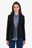 Theory Black Wool Blazer Size 2