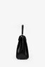 Celine Black Calfskin Leather Classique 16 Top Handle with Strap