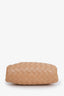 Bottega Veneta Beige Intrecciato Leather Mini Pouch Bag