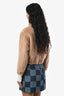 Brunello Cucinelli Brown Alpaca Beaded Bomber Jacket Size 12 Kids