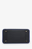 Hermès 2018 Special Order Black/Blue Epsom Leather Birkin 30