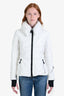 Moncler White Quilted Down Puffer Jacket