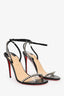 Christian Louboutin Black Leather 'Spike So Me' Heels Size 40.5
