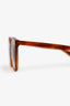 Gucci Light Brown Turquoise Round Sunglasses