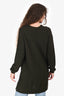 Hermès 2014 Olive Green Alpaca Silk Sweater Size 38