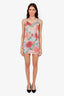 Loewe x Paula’s Ibiza Multicolour Rose Print Strappy Mini Dress Size XS
