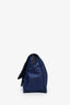Prada Navy Nylon Logo Stripe Messenger Bag