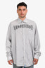 Balenciaga White/Black Cotton Striped Button Down Logo Shirt Size 41 Mens