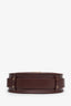 Chloé Burgundy Leather Shoulder Bag With Strap