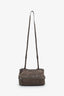 Givenchy Brown Crinkled Leather Mini Pandora Crossbody
