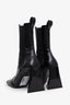 The Attico Black Patent Leather Ankle Boots Size 36