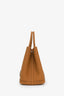 Hermès 2026 Gold Negonda Leather Palladium-Plated Hardware Garden Party 30 Top Handle Bag