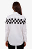 DSquared2 White/Black Checkered Button Down Size 42