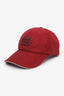 Gucci Red Cotton Monogram Baseball Cap Size S