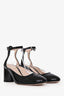 Stuart Weitzman Black Patent Block Heels Size 6