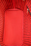 Louis Vuitton Brown Damier Ebene Cerise Red Neverfull MM with Pouch