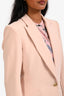 L'Agence Pink Tweed Single Breasted Blazer Size 2