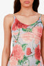 Loewe x Paula’s Ibiza Multicolour Rose Print Strappy Mini Dress Size XS