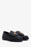 Pre-loved Chanel™ Black Leather Quilted Turnlock Logo Loafers Size 37
