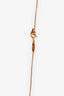 Collier pendentif T Smile grand modèle en or rose 18 carats Tiffany & Co.