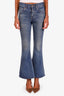 Celine Blue Cotton Flared Leg Jeans Size 26