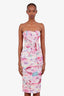 Hemant & Nandita Pink 'April' Midi Dress Size XS