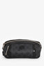 Gucci Black Leather Coated Canvas GG Supreme Belt Bag