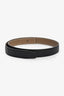 Hermès 2022 Black/Brown Reversible Leather Belt No Buckle
