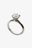 Tiffany & Co. Platinum Round Brilliant 1.62ct Diamond Engagement Ring Size 5