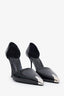 Alexander McQueen Black Patent Leather Harness Punk Pumps Size 40