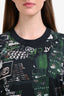 MM6 Maison Margiela Green Cotton Long T-Shirt Shirt Size M