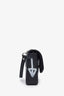 Balenciaga Black Leather Graffiti Print BB Round Bag