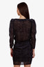 Ba&sh Black/White Polka Dot Sheer Mini Dress Size M