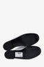 Salvatore Ferragamo Silver Leather Logo Slip On Loafers Size 8