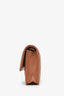 Pre-loved Chanel™ 2021 Nude Quilted Lambskin 19 Cardholder On Chain