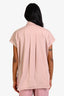 Brunello Cucinelli Pink Short Sleeve Button Down Size M