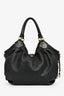 Louis Vuitton Black Mahina Leather Shoulder Bag