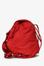 Prada Red Nylon Backpack