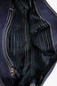 Prada Blue Nylon Leather Lock Shoulder Bag