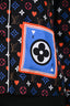Louis Vuitton 2021 Black Multicolour Silk Game On Pajamas Long Sleeve Shirt Size 36