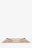 Alaïa Blush Pink Perforated Leather Envelope Clutch